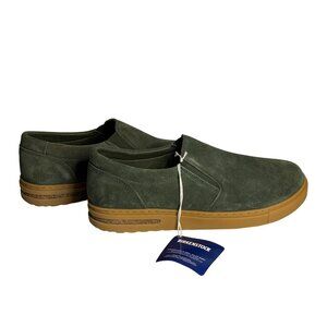 Birkenstock Men's SZ 41 US 8 Thyme Green Oswego Suede Slip-On Casual Shoes $150